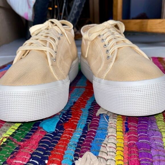 Superga Cream Canvas Sneakers - Picture 5 of 7